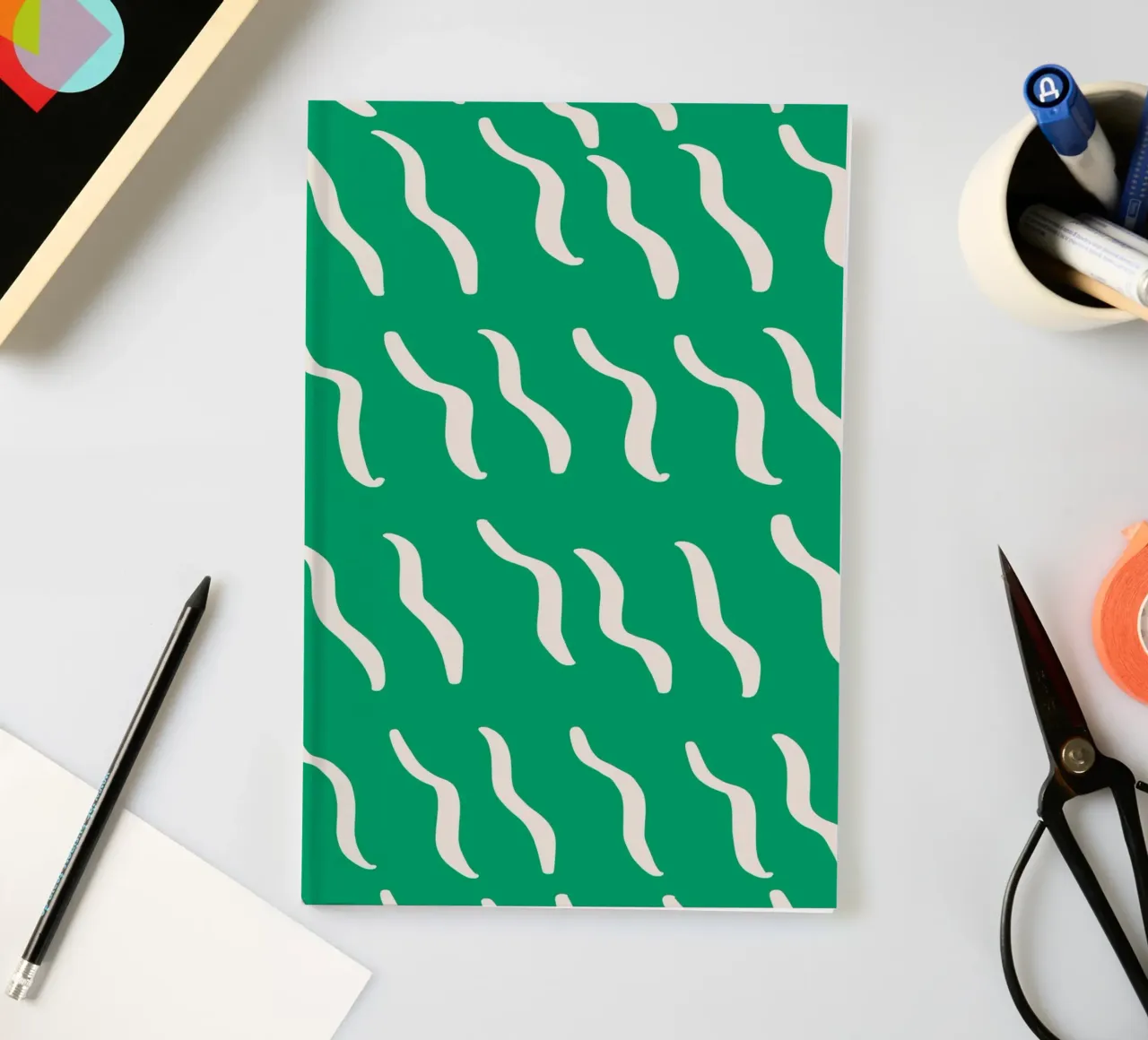 Ripple pattern notebook by Little Dean