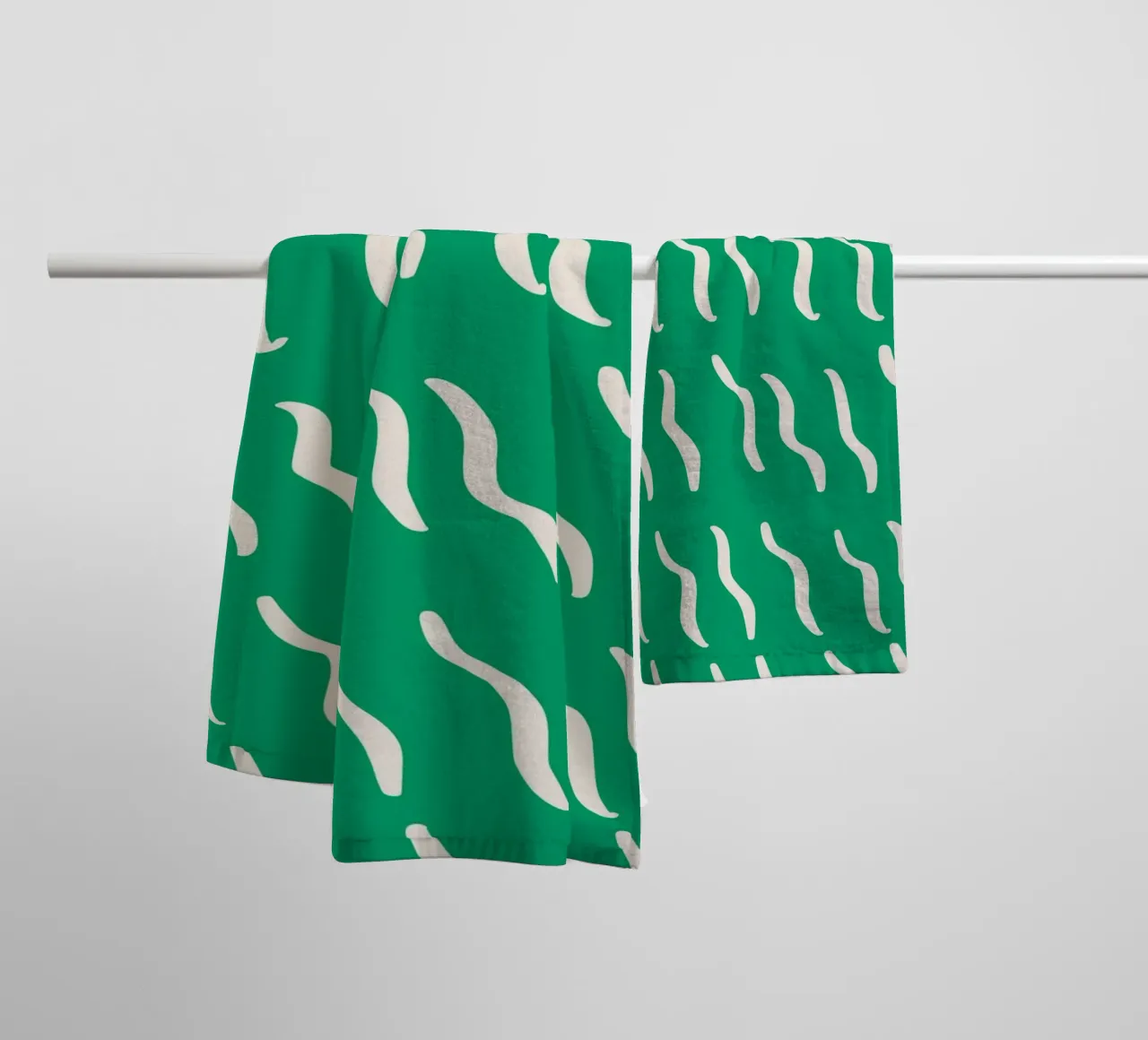 Ripple pattern towel by Little Dean