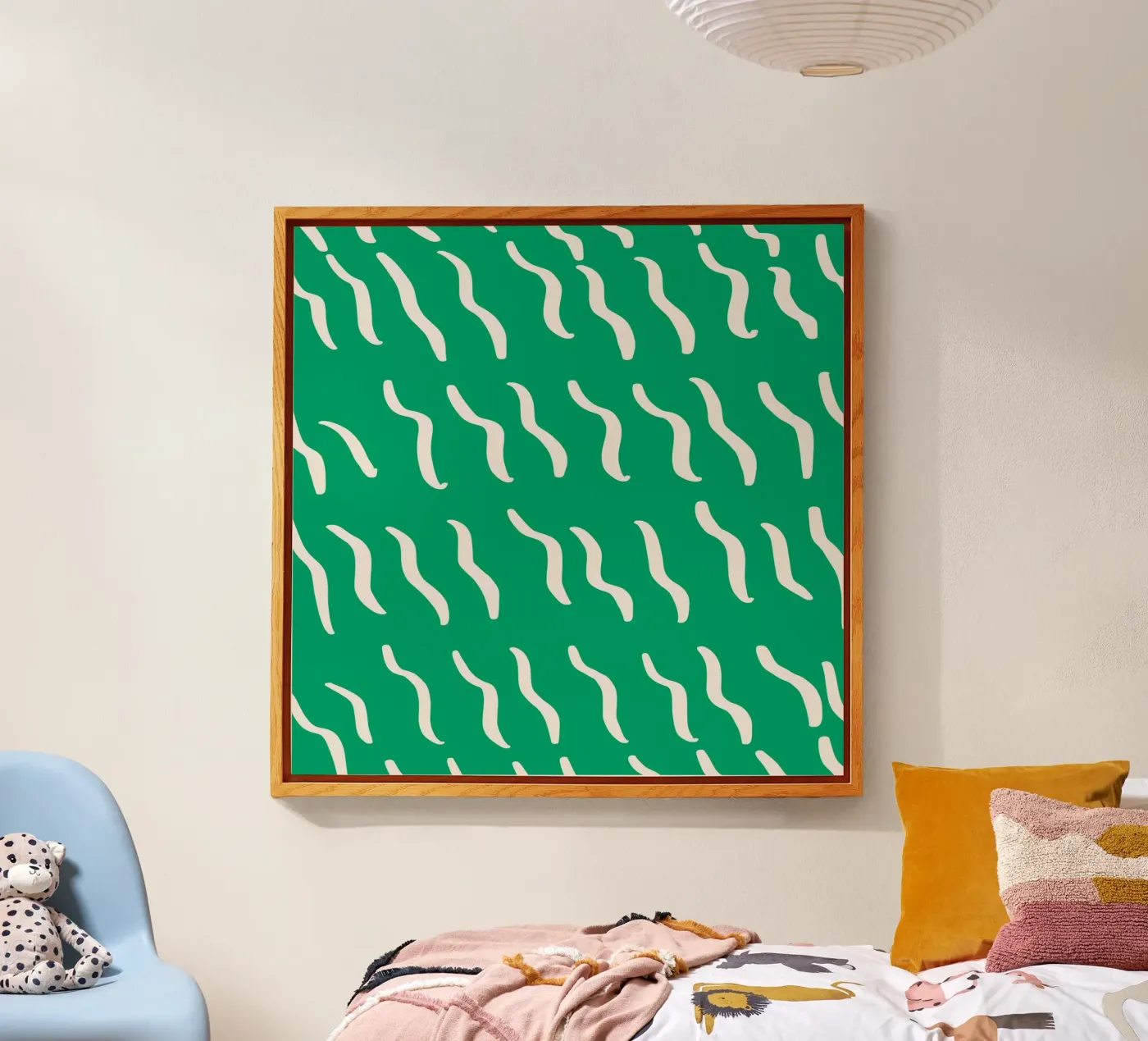 Ribbelpatroon acryl van Little Dean