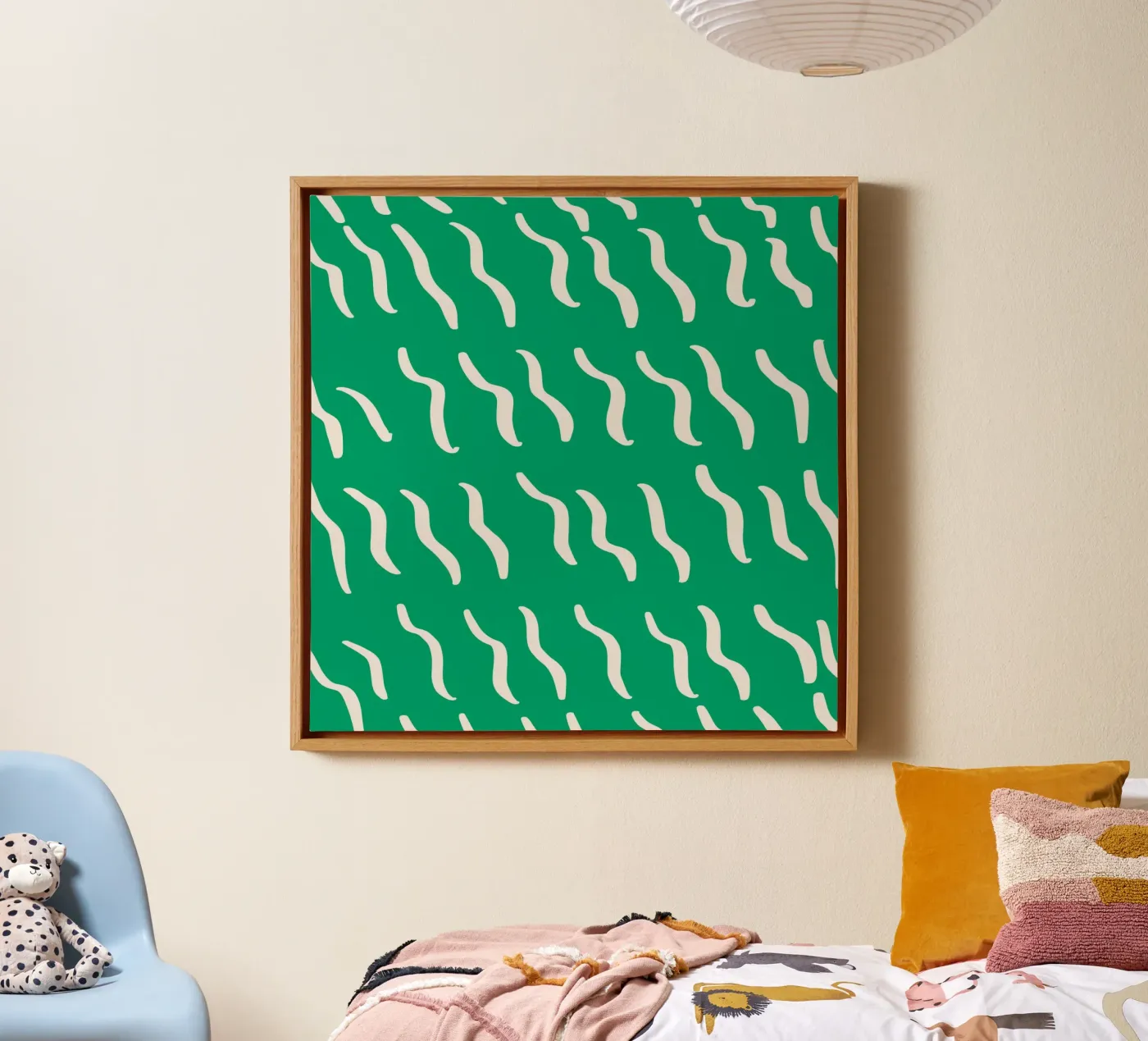 Ribbelpatroon canvas van Little Dean