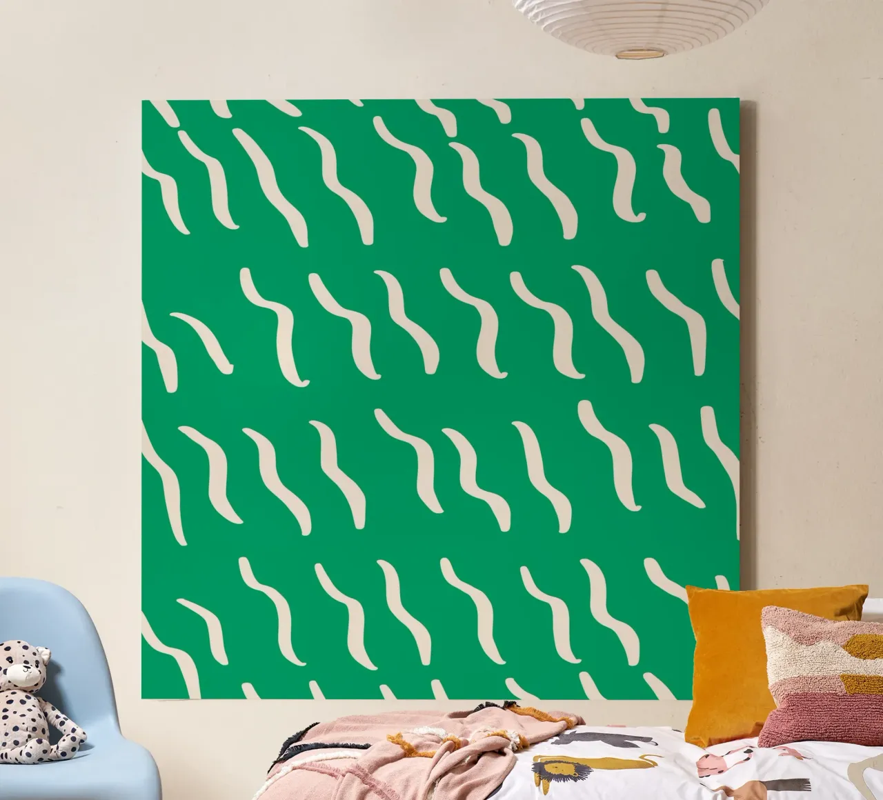 Ripple pattern canvas by Little Dean