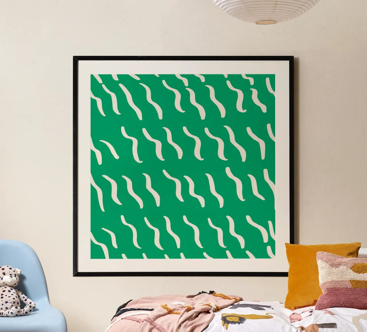 Ripple pattern poster by Little Dean