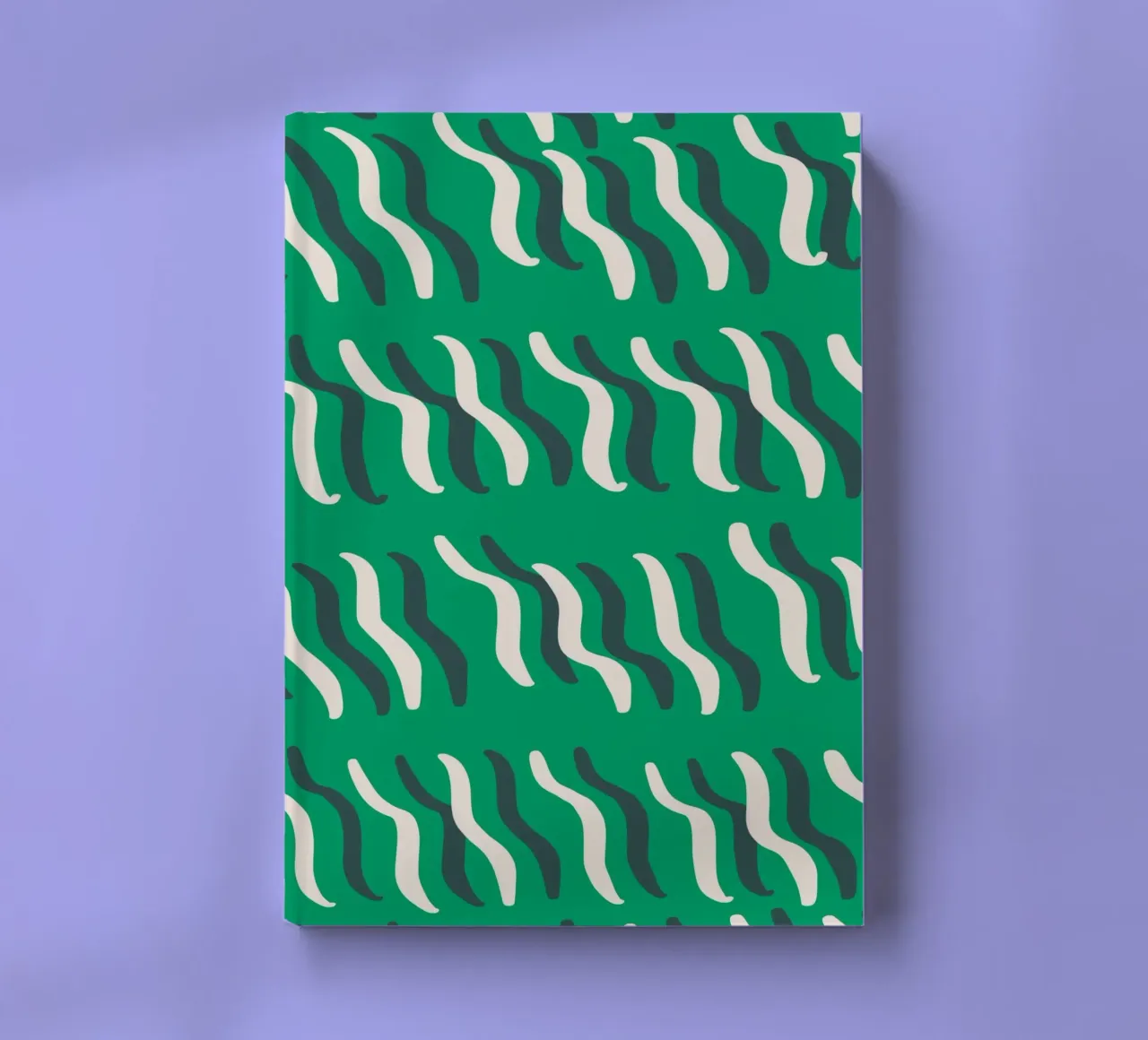 Ripple pattern 02 notebook by Little Dean