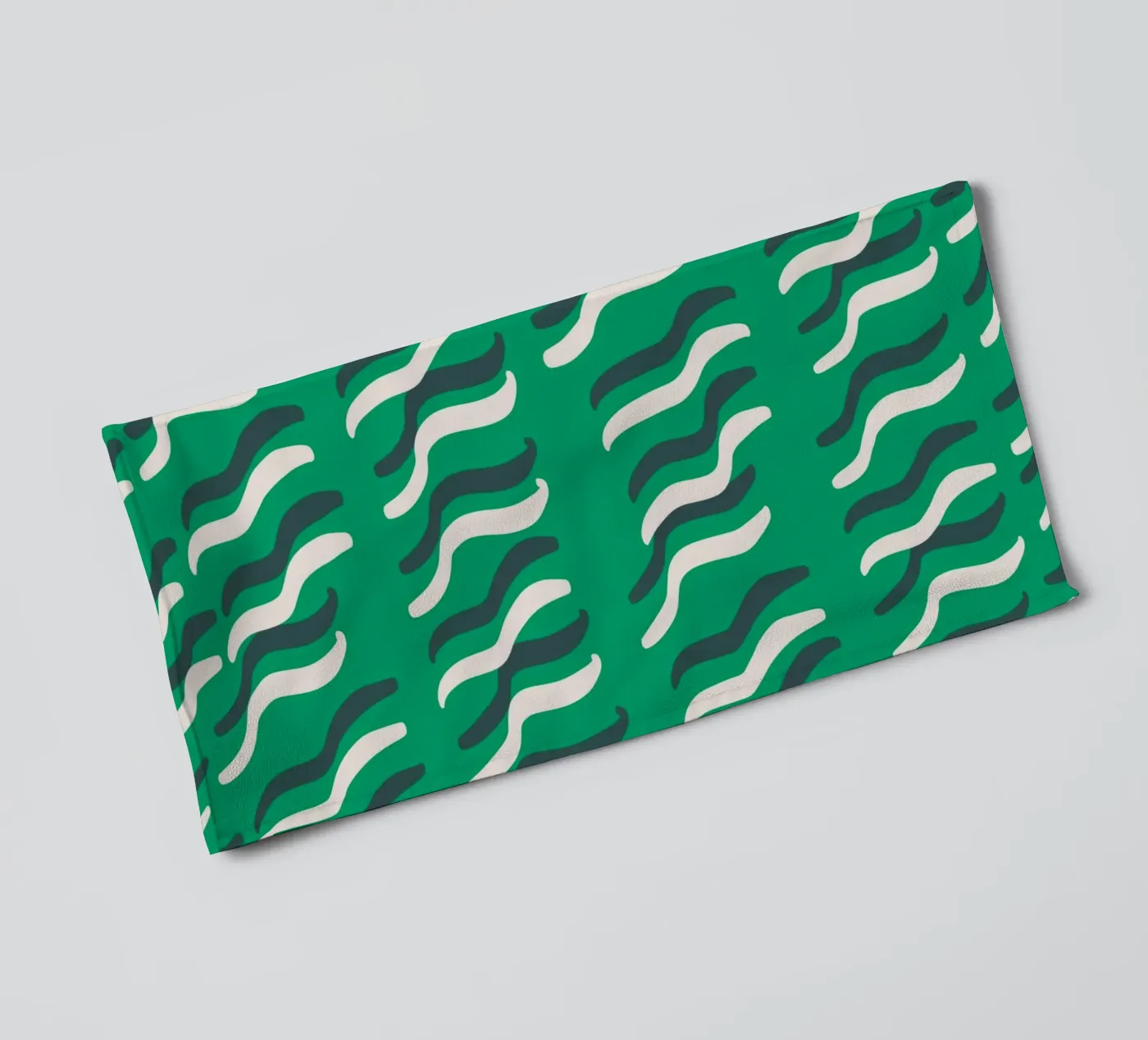 Ribbelpatroon 02 badhanddoek van Little Dean