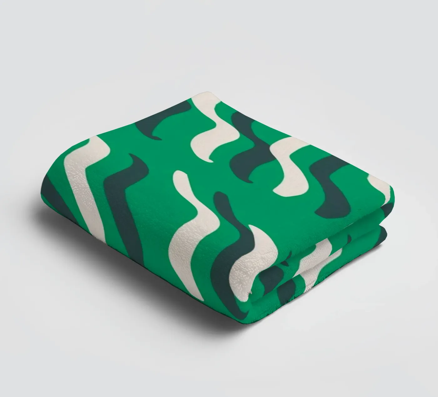 Ribbelpatroon 02 badhanddoek van Little Dean