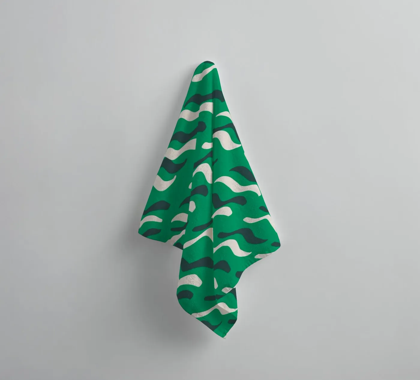 Ribbelpatroon 02 badhanddoek van Little Dean