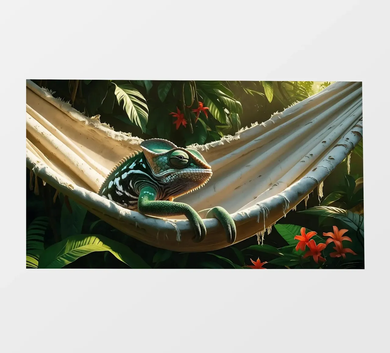 🌸🦎 Kameleon | Non disturbare - chillin' (1) pellicola backlit da Trinkets NL Design Studio