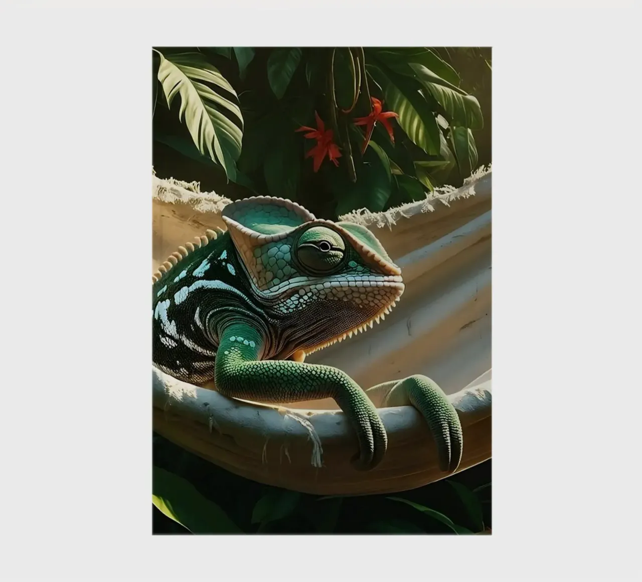 🌸🦎 Kameleon | Do not disturb – chillin’ (1) notebook by Trinkets NL Design Studio
