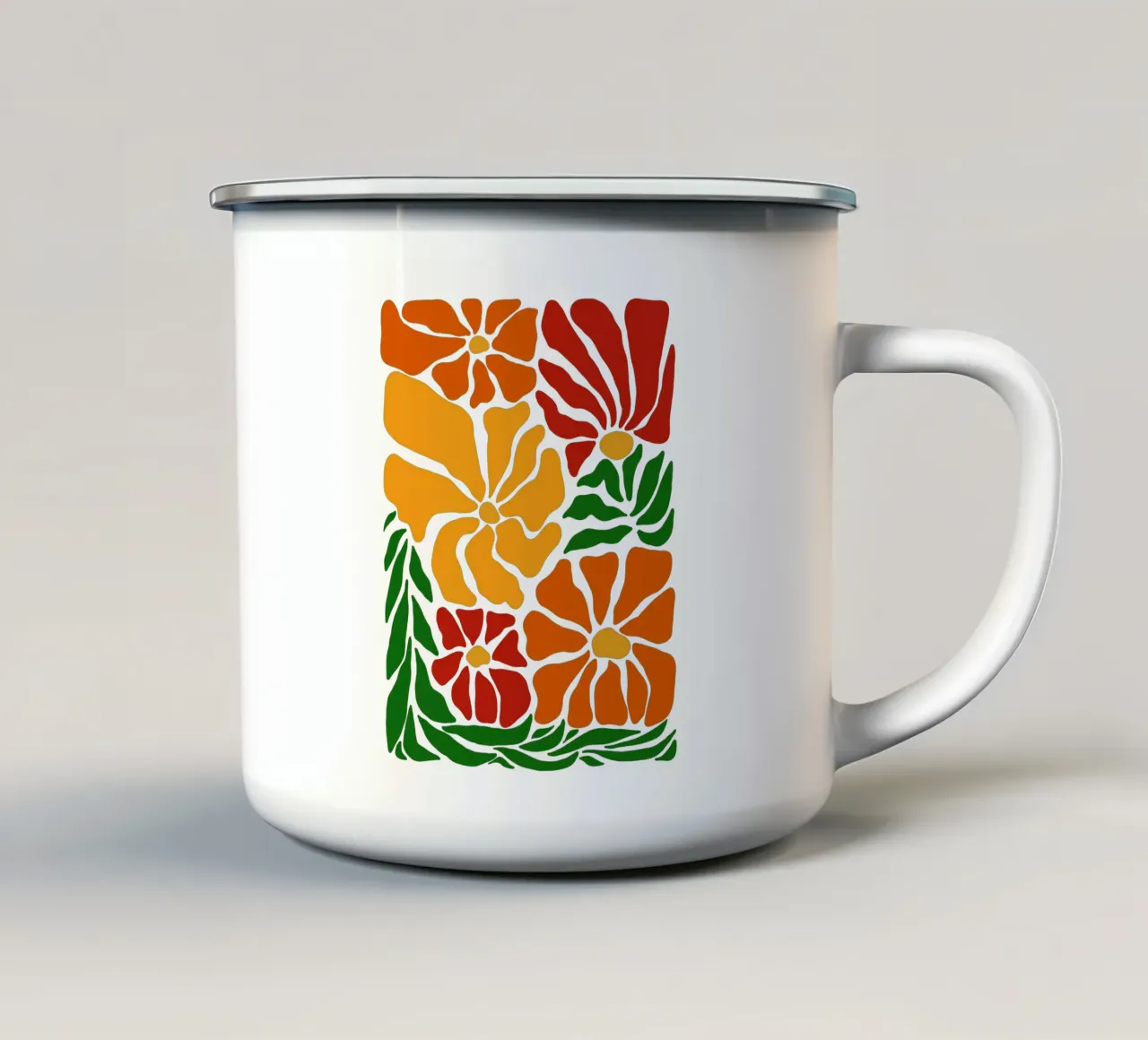 Bloom in May tazza in smalto da TijanaArtStudio88