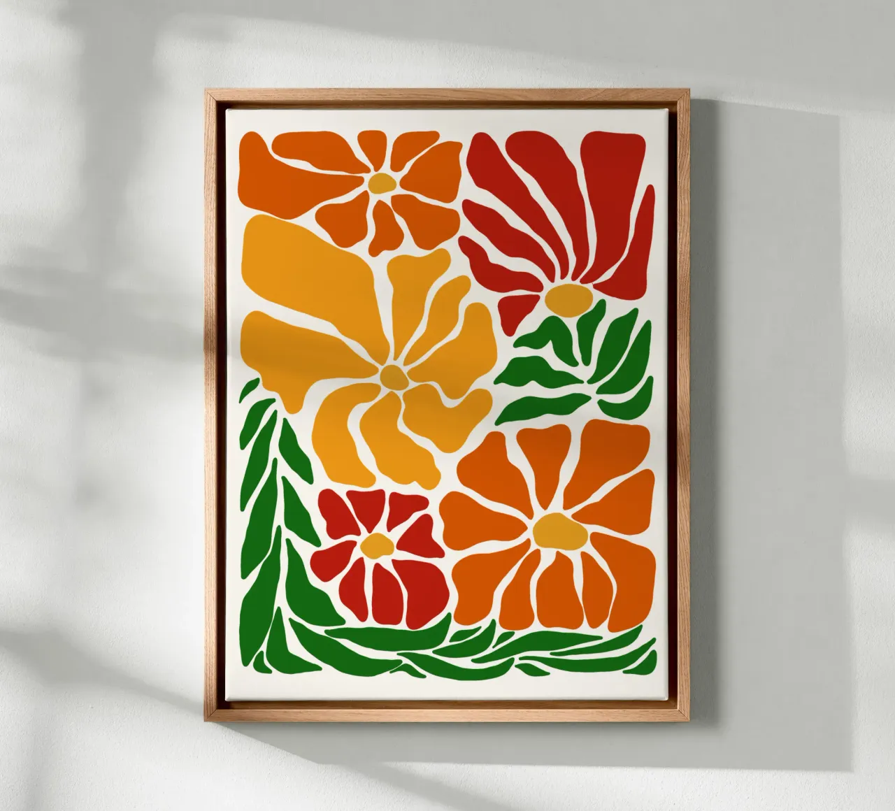 Bloom in May canvas met Baklijst van TijanaArtStudio88