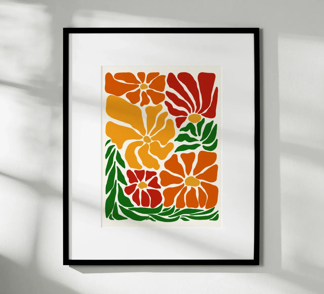Bloom in May poster con telaio in plastica da TijanaArtStudio88