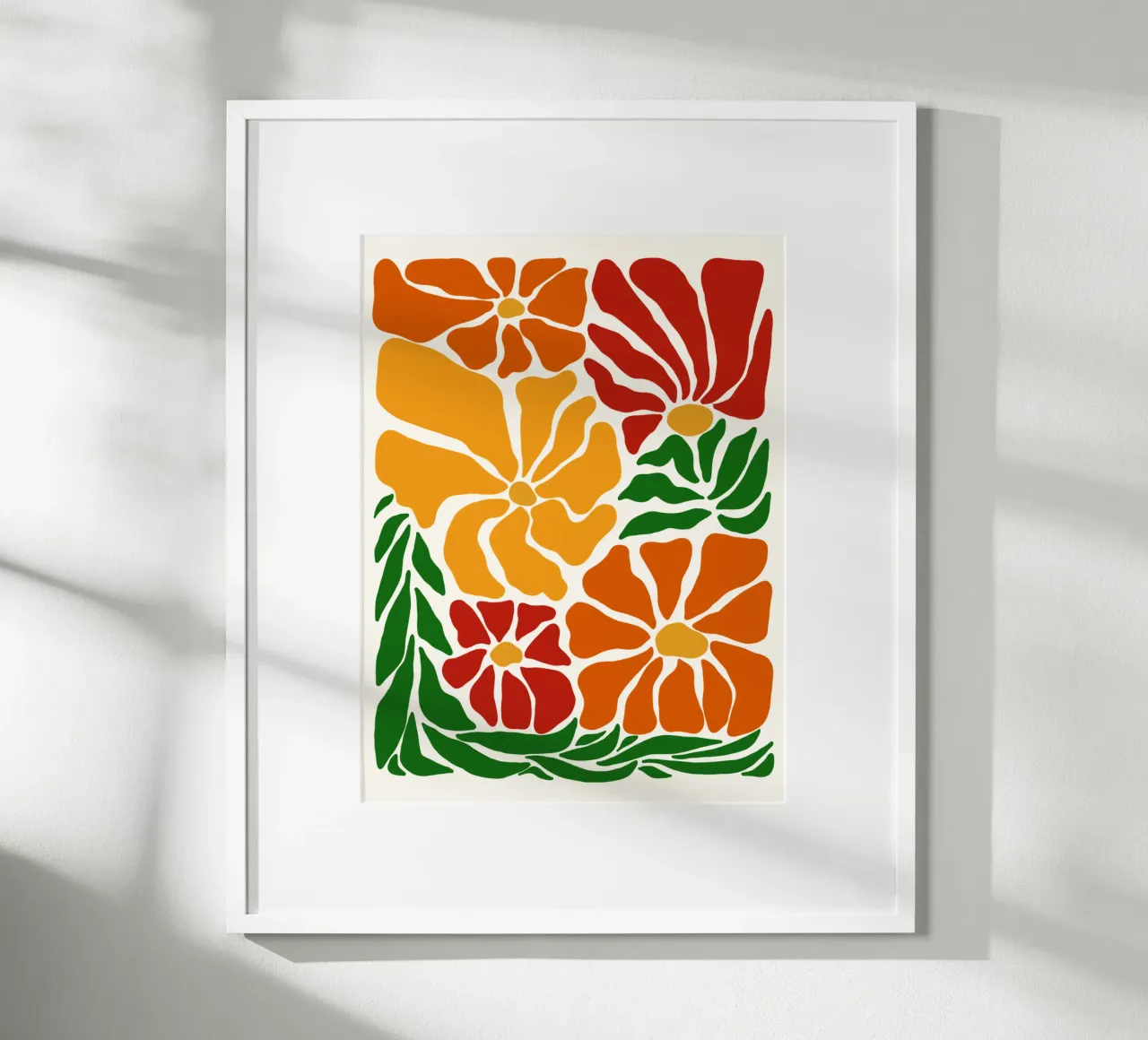 Bloom in May poster con telaio in plastica da TijanaArtStudio88