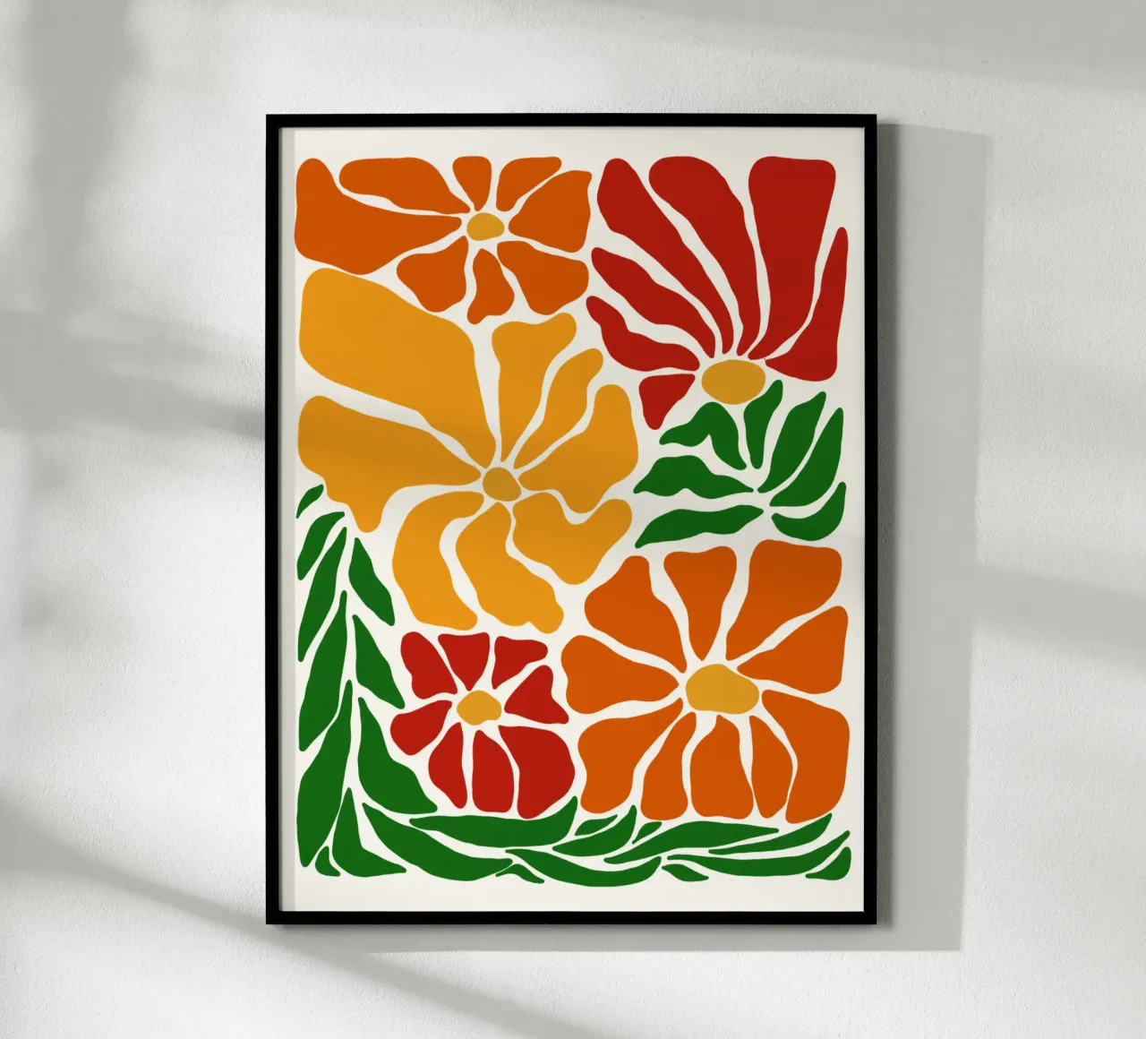 Bloom in May poster con telaio in plastica da TijanaArtStudio88