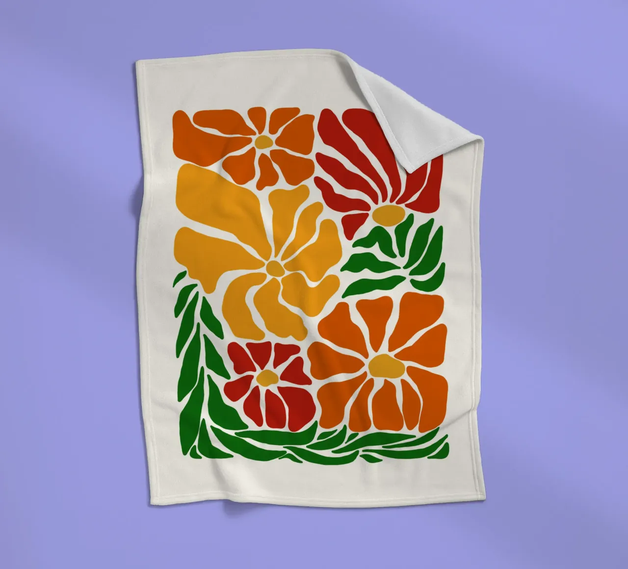 Bloom in May coperta in pile da TijanaArtStudio88
