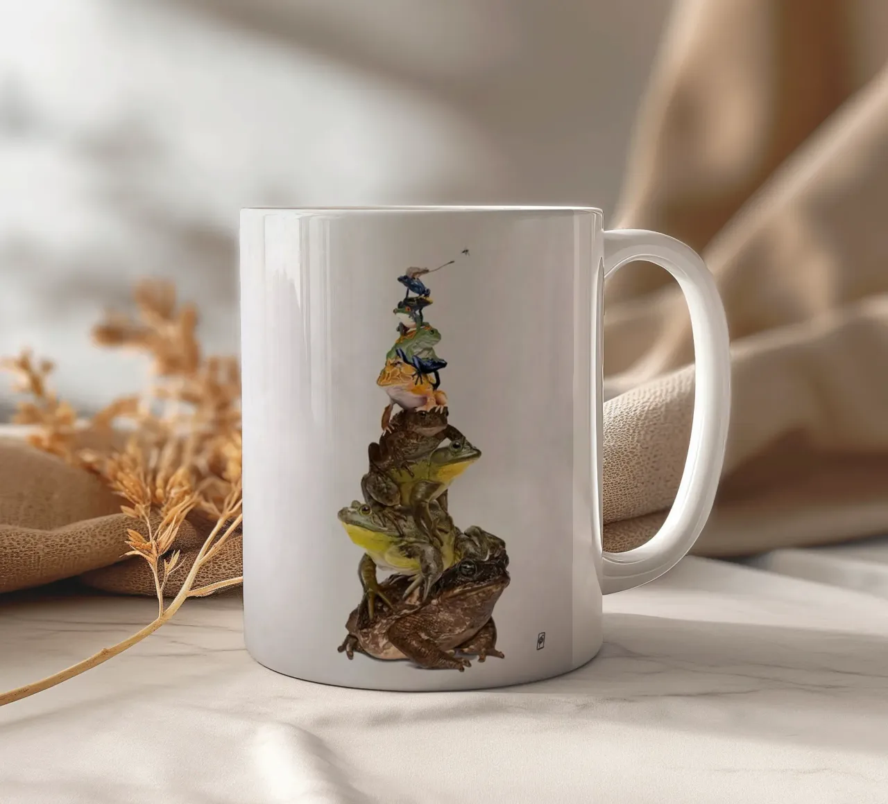 Toadstool (Wordless) tazza in ceramica da Rob Art | Illustration