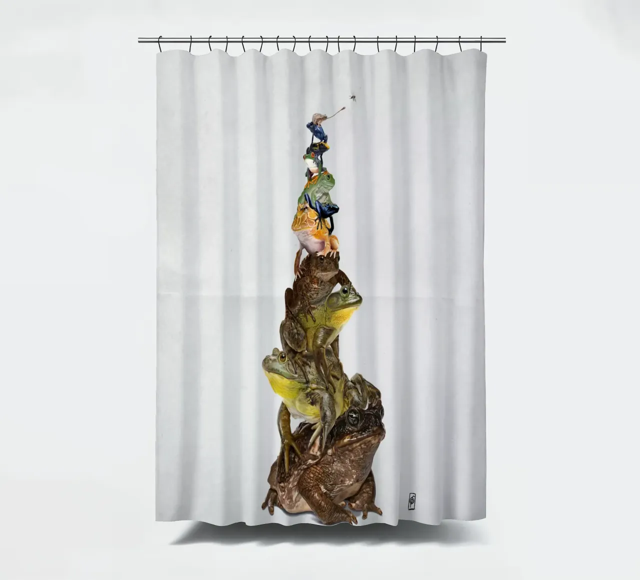 Toadstool (Wordless) tenda da doccia da Rob Art | Illustration