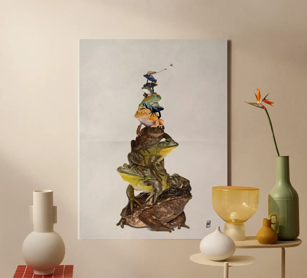 Toadstool (Wordless) canvas by Rob Art | Illustration