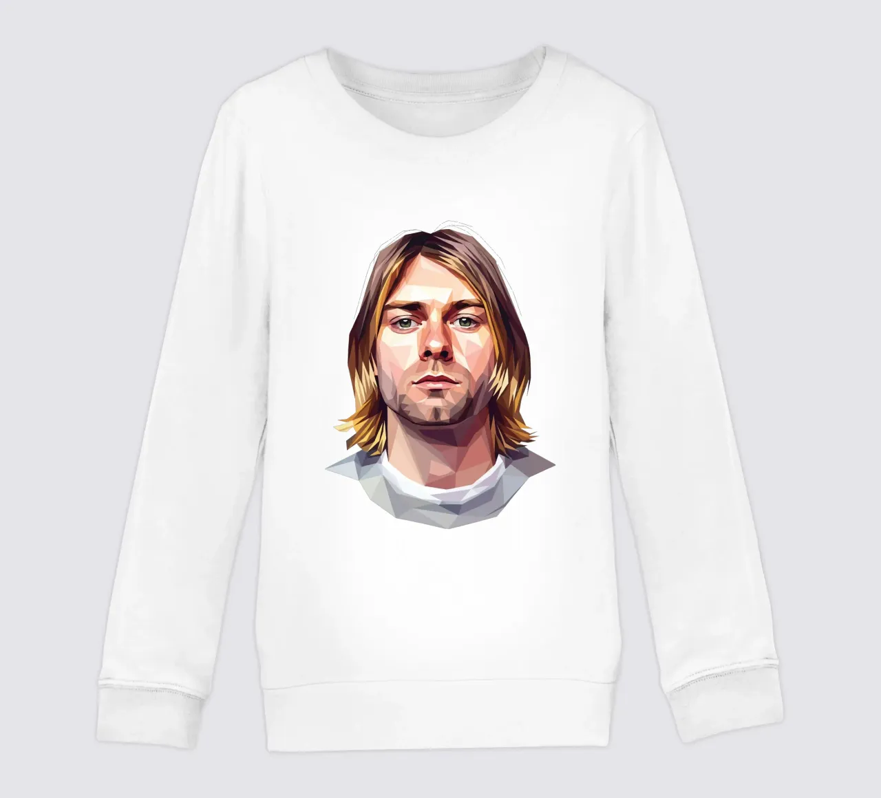 Kurt Cobain Lowpoly felpa bambino da Low Profile