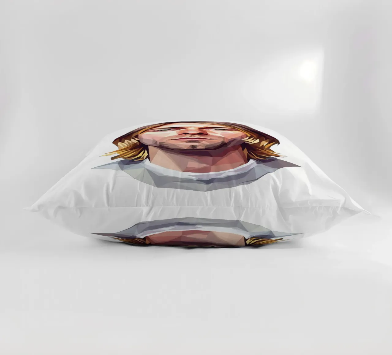 Kurt Cobain Lowpoly cuscino da Low Profile