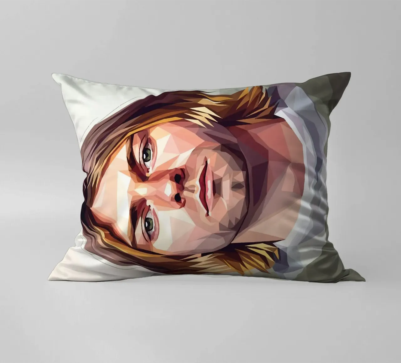 Kurt Cobain Lowpoly cuscino da Low Profile