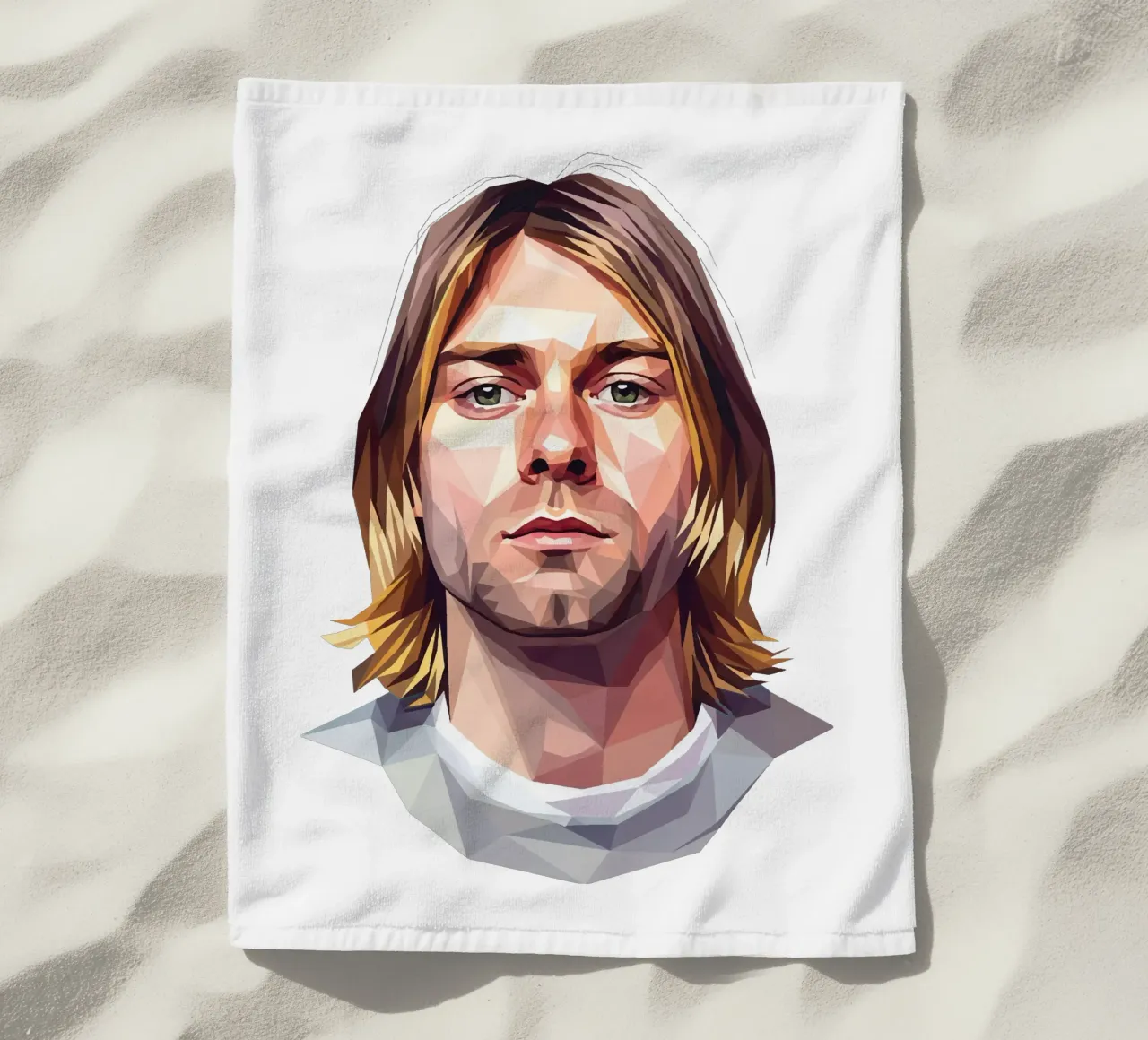 Kurt Cobain Lowpoly telo mare da Low Profile