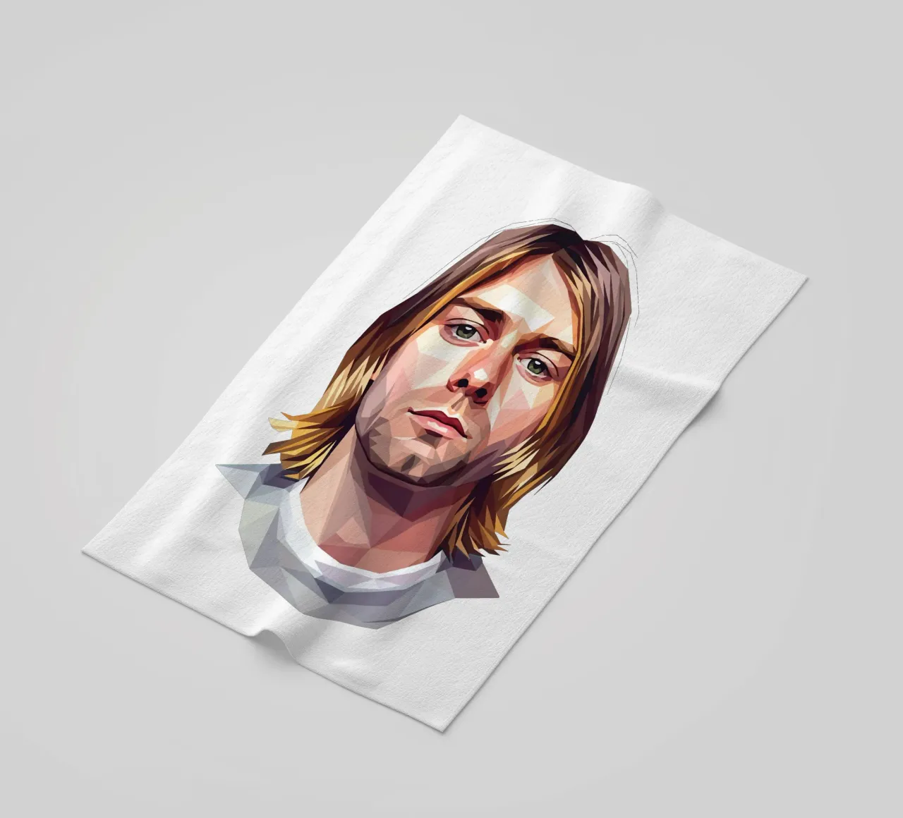 Kurt Cobain Lowpoly telo mare da Low Profile