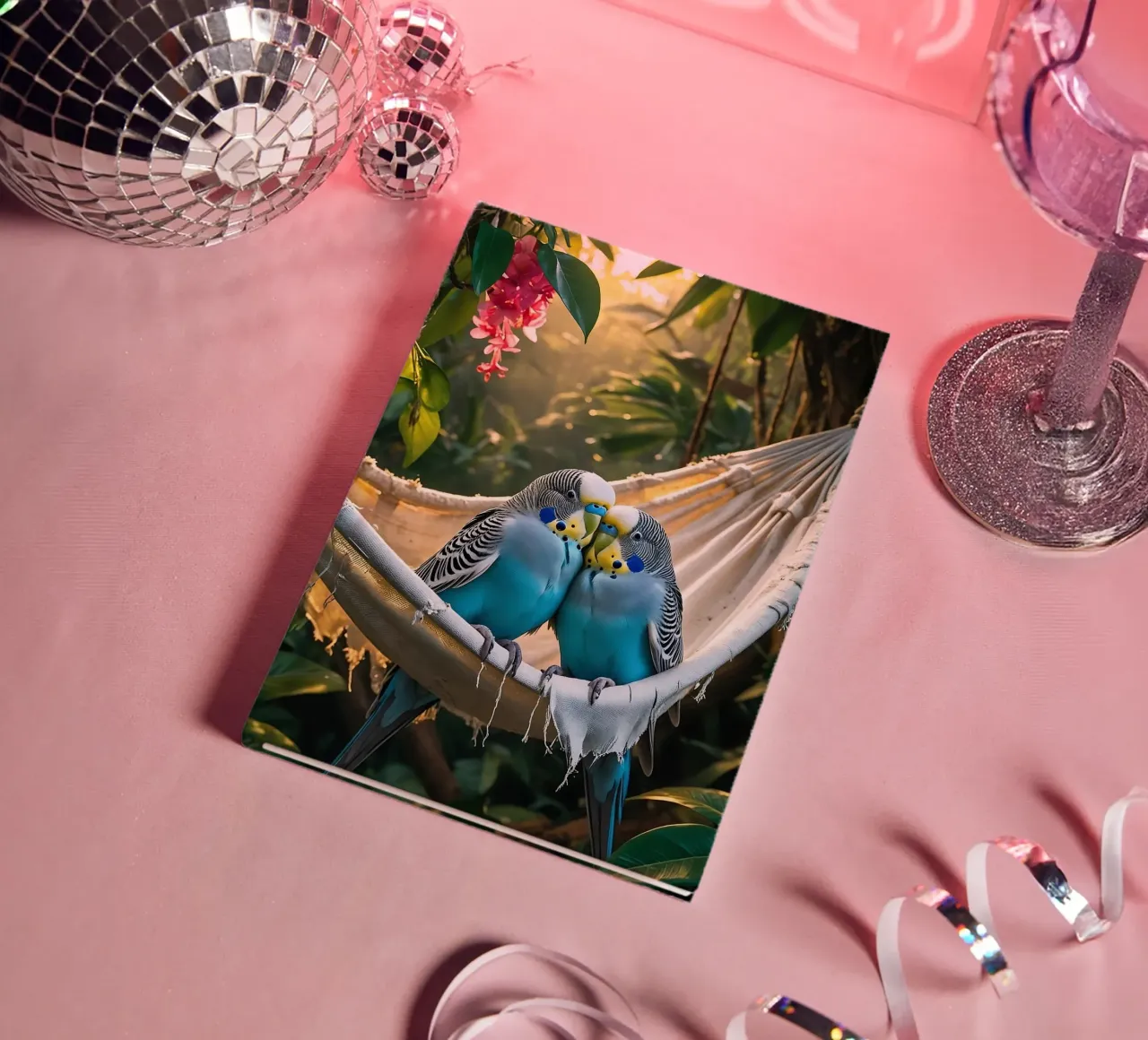 πΏπ Parakeets | Chilling with the two of them notebook by Trinkets NL Design Studio