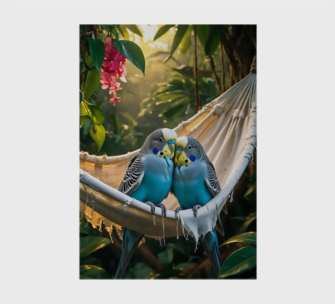 πΏπ Parakeets | Chilling with the two of them notebook by Trinkets NL Design Studio