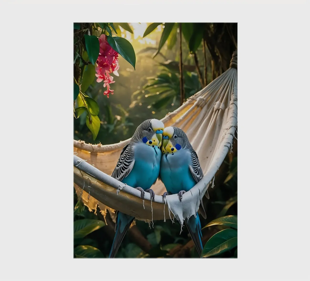 πΏπ Parakeets | Chilling with the two of them notebook by Trinkets NL Design Studio