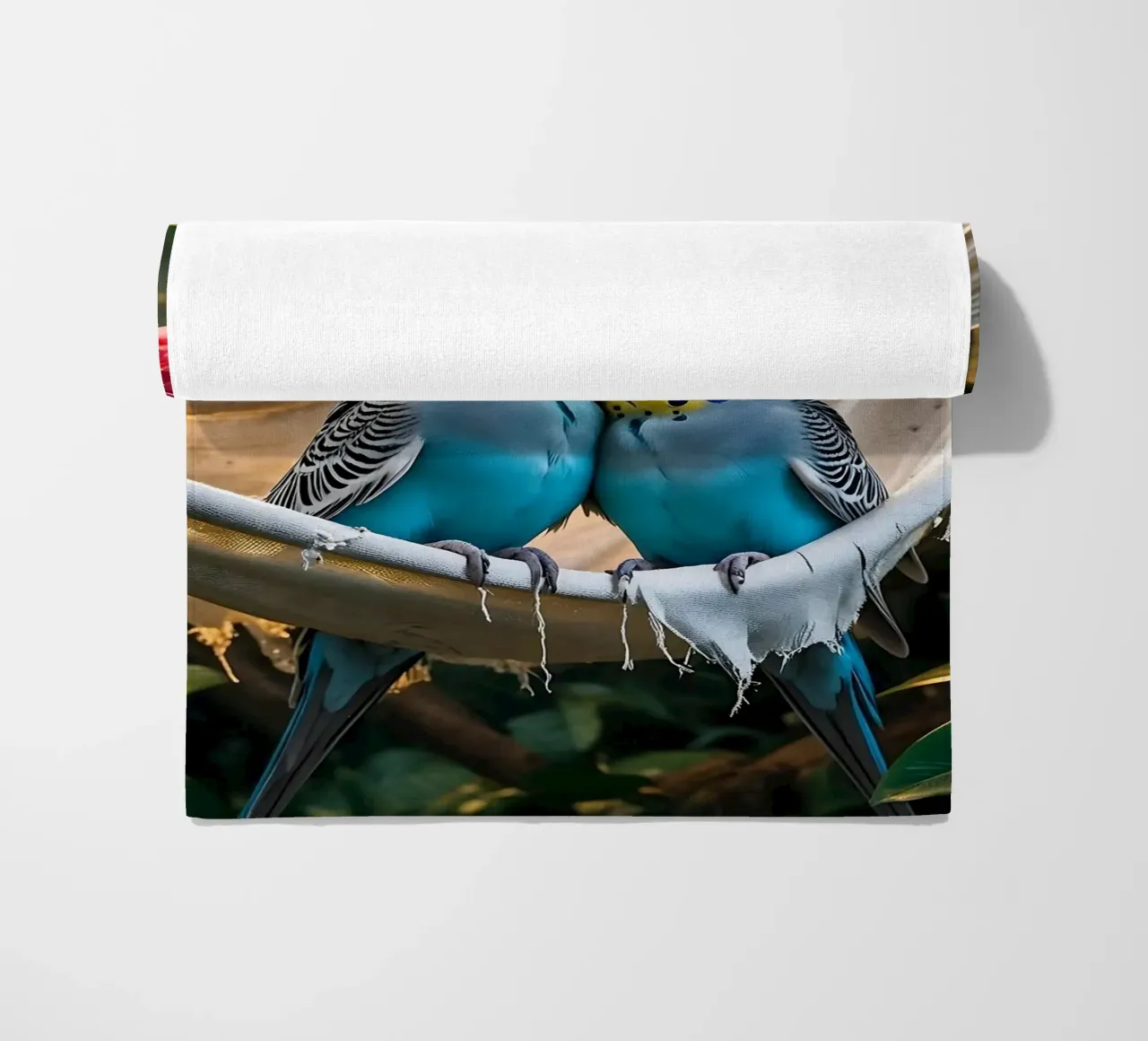 🌿💙 Pappagallini | Rilassarsi con loro due telo mare da Trinkets NL Design Studio