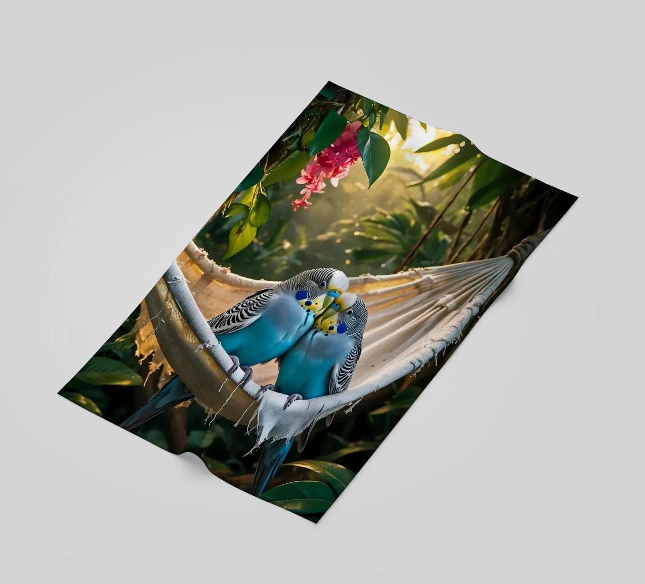 🌿💙 Pappagallini | Rilassarsi con loro due telo mare da Trinkets NL Design Studio