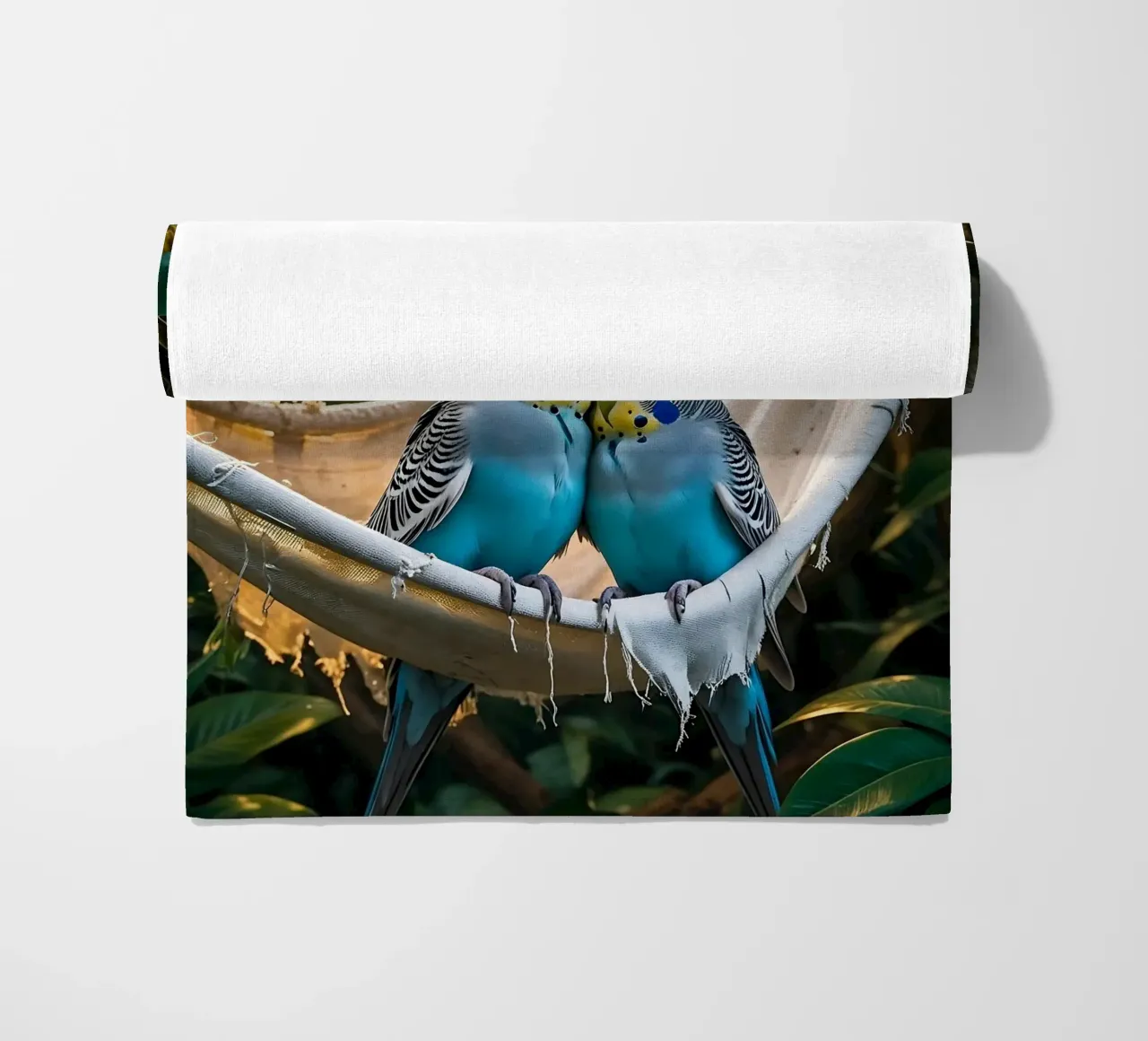 🌿💙 Pappagallini | Rilassarsi con loro due telo mare da Trinkets NL Design Studio