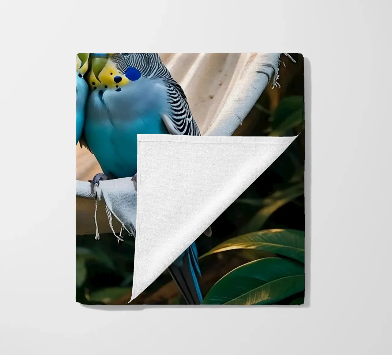 🌿💙 Pappagallini | Rilassarsi con loro due telo mare da Trinkets NL Design Studio