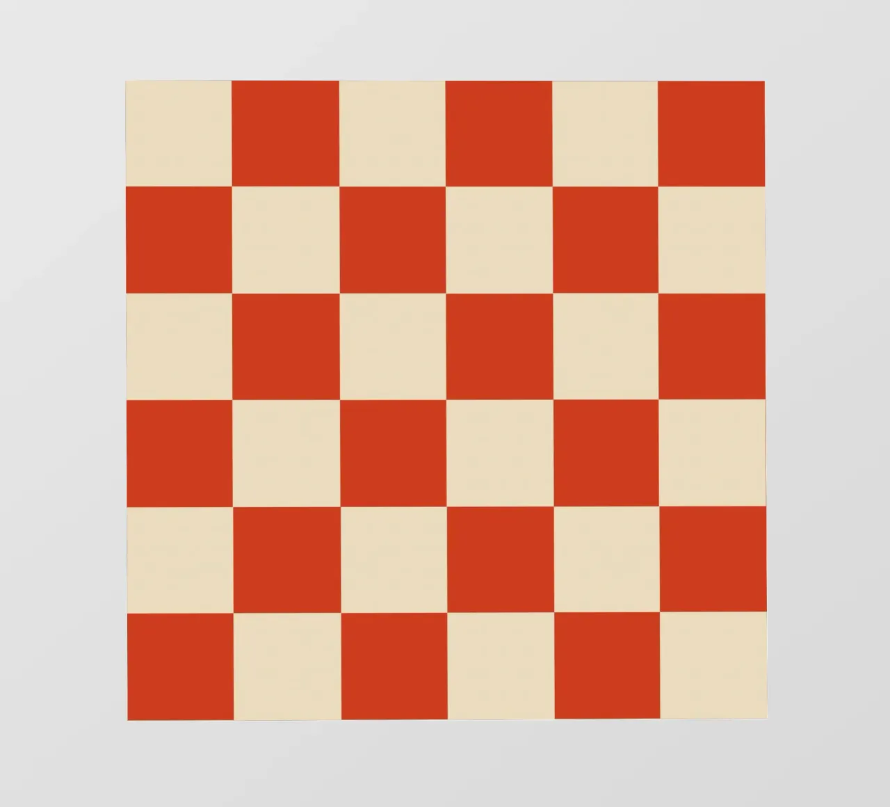 Cinnabar checkerboard pattern telo in pvc da TijanaArtStudio88