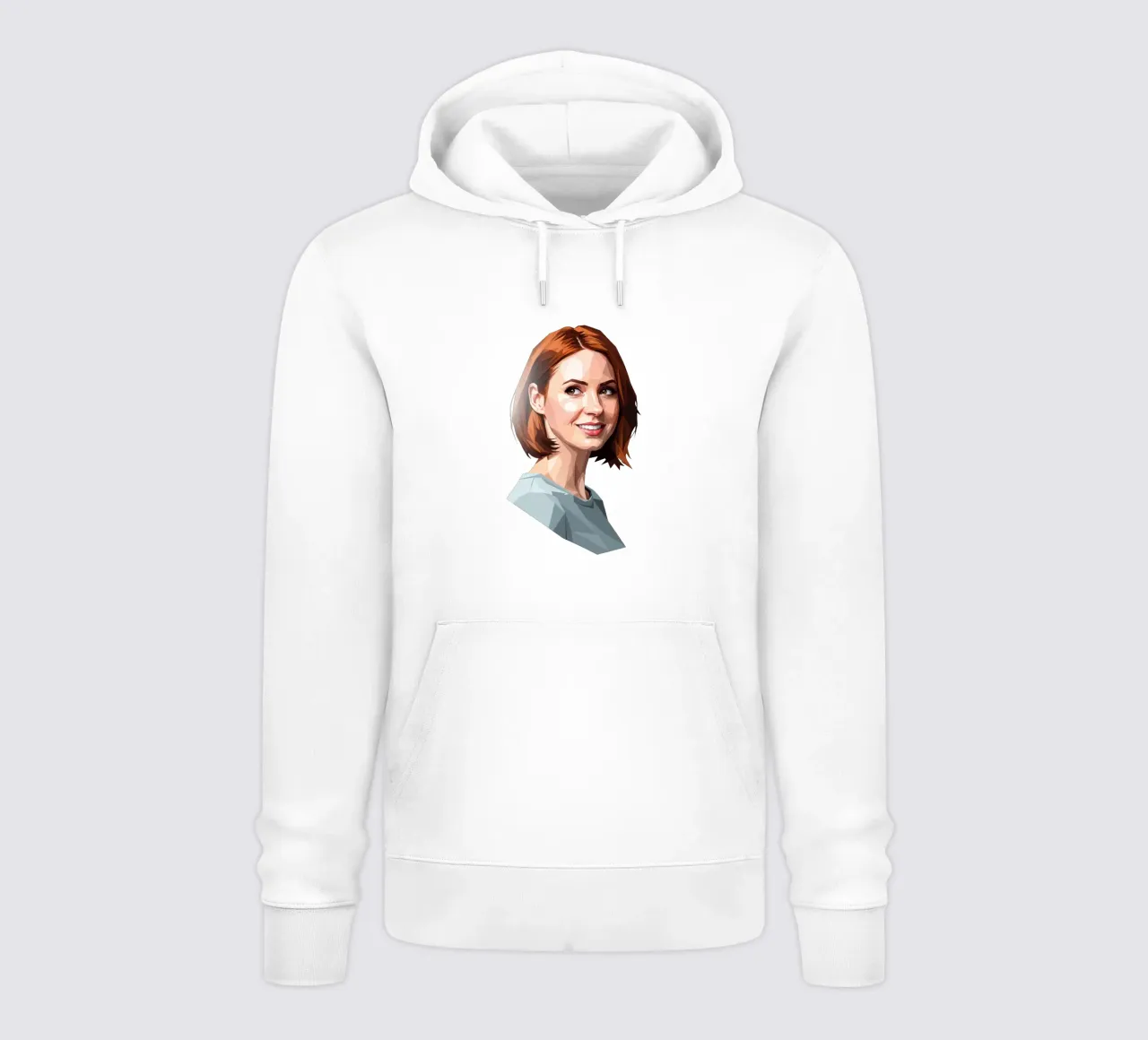 Karen Gillan Lowpoly felpa con cappuccio da Low Profile