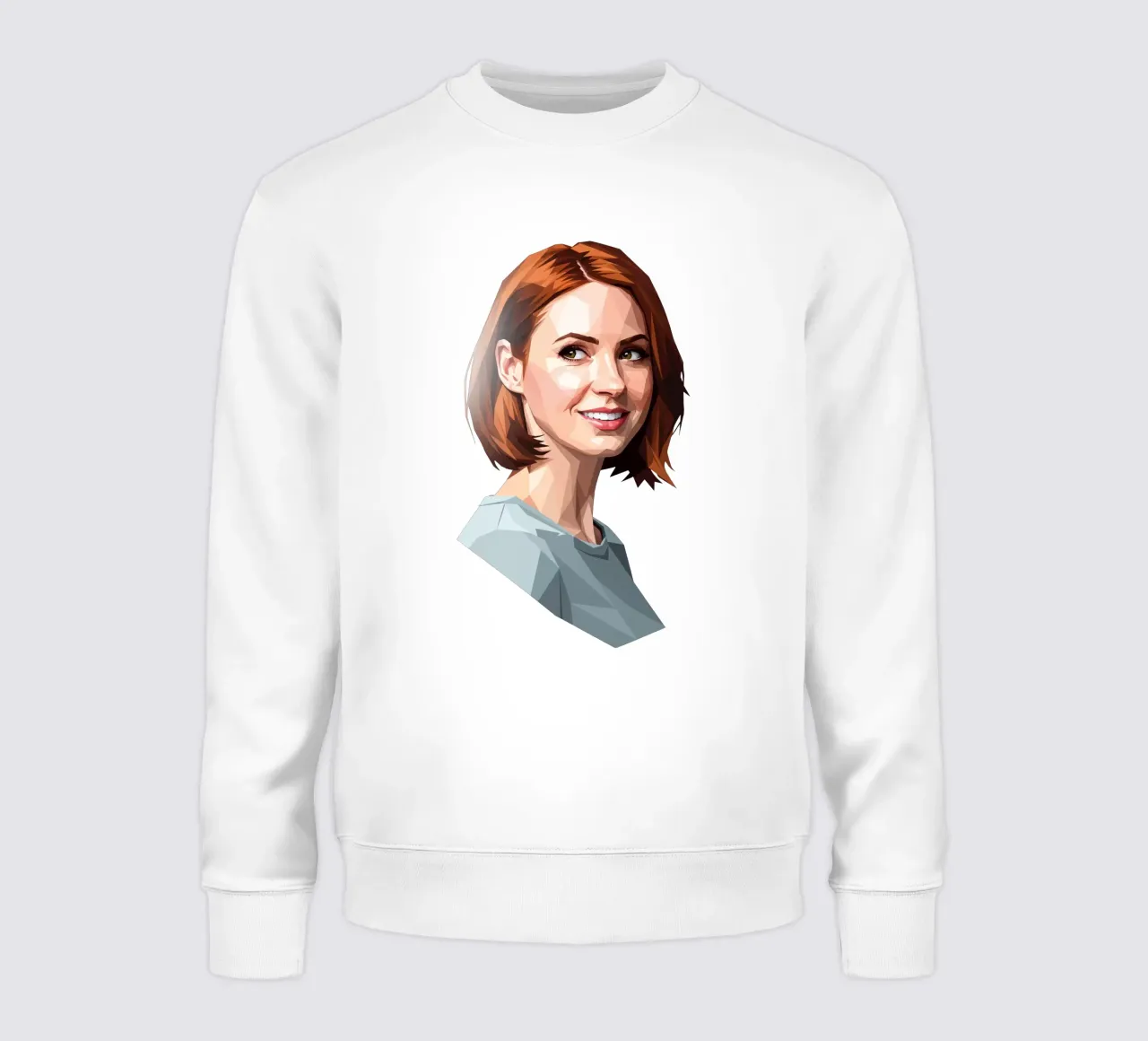 Karen Gillan Lowpoly felpa da Low Profile