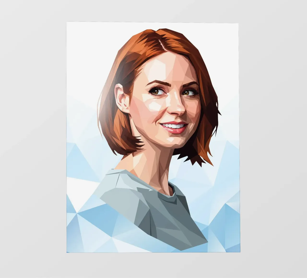 Karen Gillan Lowpoly pellicola backlit da Low Profile