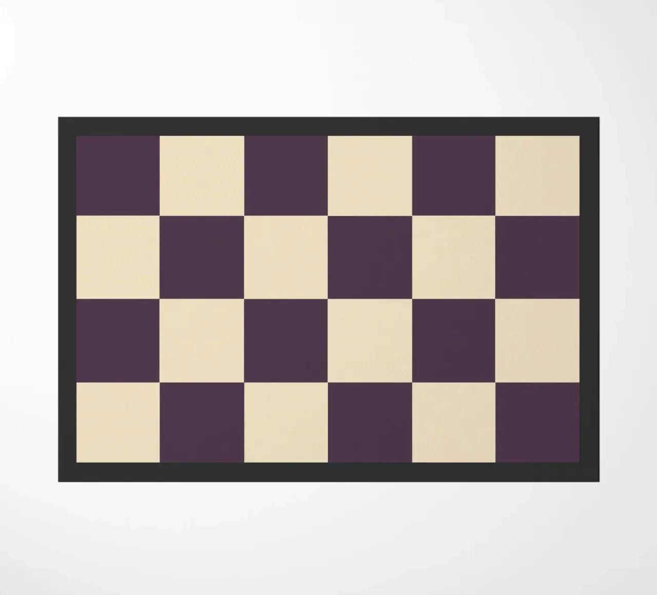 Eggplant checkerboard pattern zerbino da TijanaArtStudio88