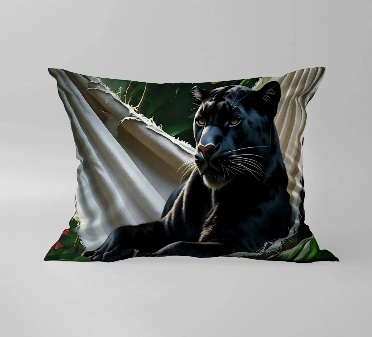 🌿😎 Panter | Chillin' in Style cuscino da Trinkets NL Design Studio