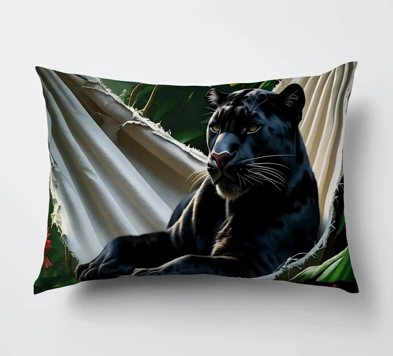 🌿😎 Panter | Chillin' in Style cuscino da Trinkets NL Design Studio