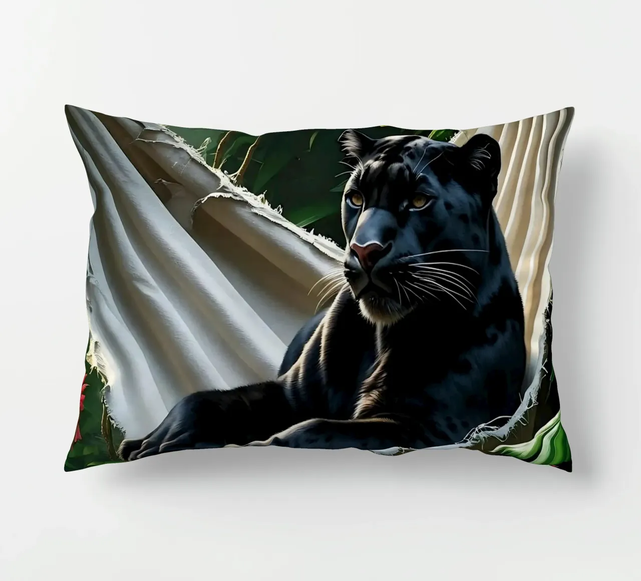🌿😎 Panter | Chillin' in Style cuscino da Trinkets NL Design Studio