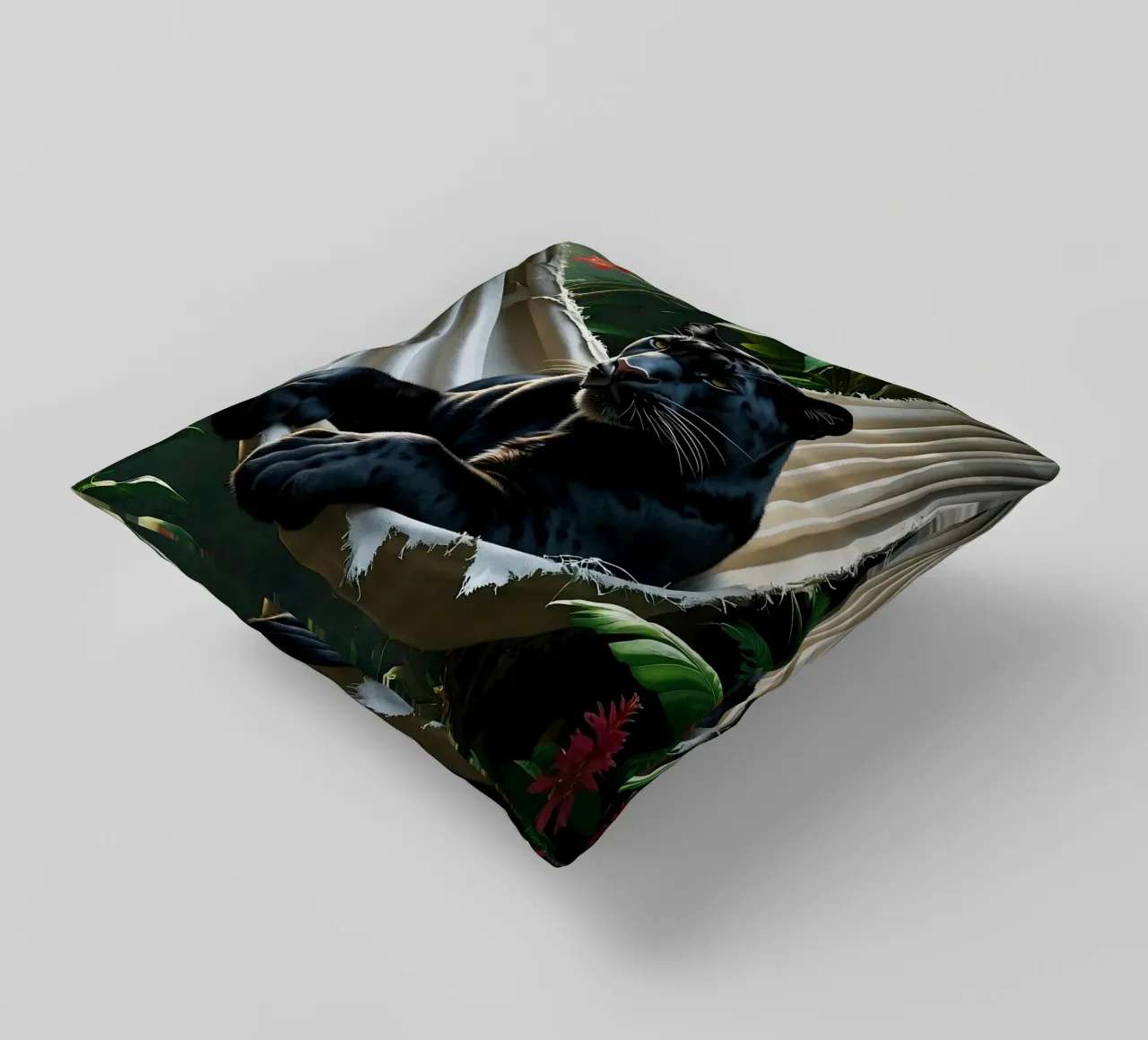 🌿😎 Panter | Chillin' in Style cuscino da Trinkets NL Design Studio