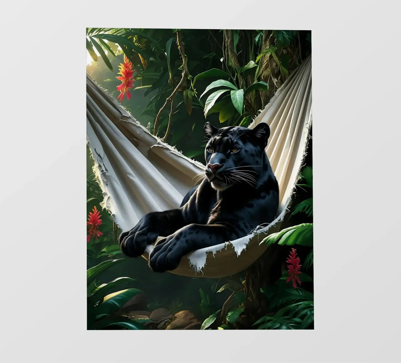 🌿😎 Panter | Chillin' in Style telo in pvc da Trinkets NL Design Studio
