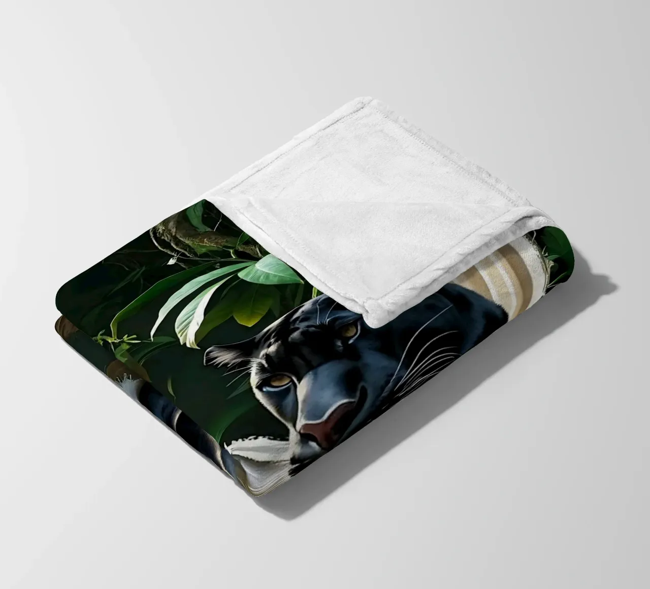 🌿😎 Panter | Chillin' in Style coperta in pile da Trinkets NL Design Studio