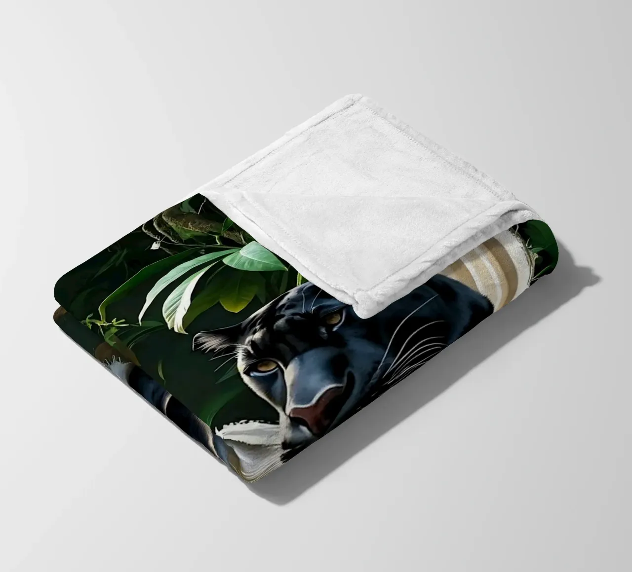 🌿😎 Panter | Chillin' in Style coperta in pile da Trinkets NL Design Studio