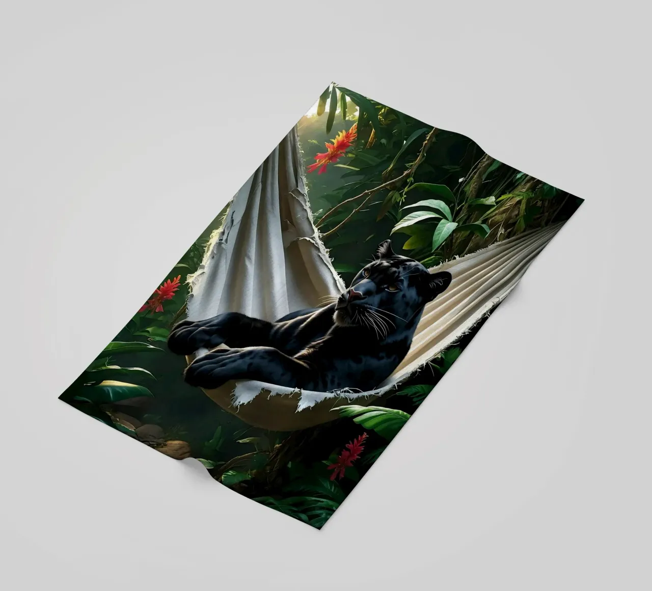 🌿😎 Panter | Chillin' in Style telo mare da Trinkets NL Design Studio