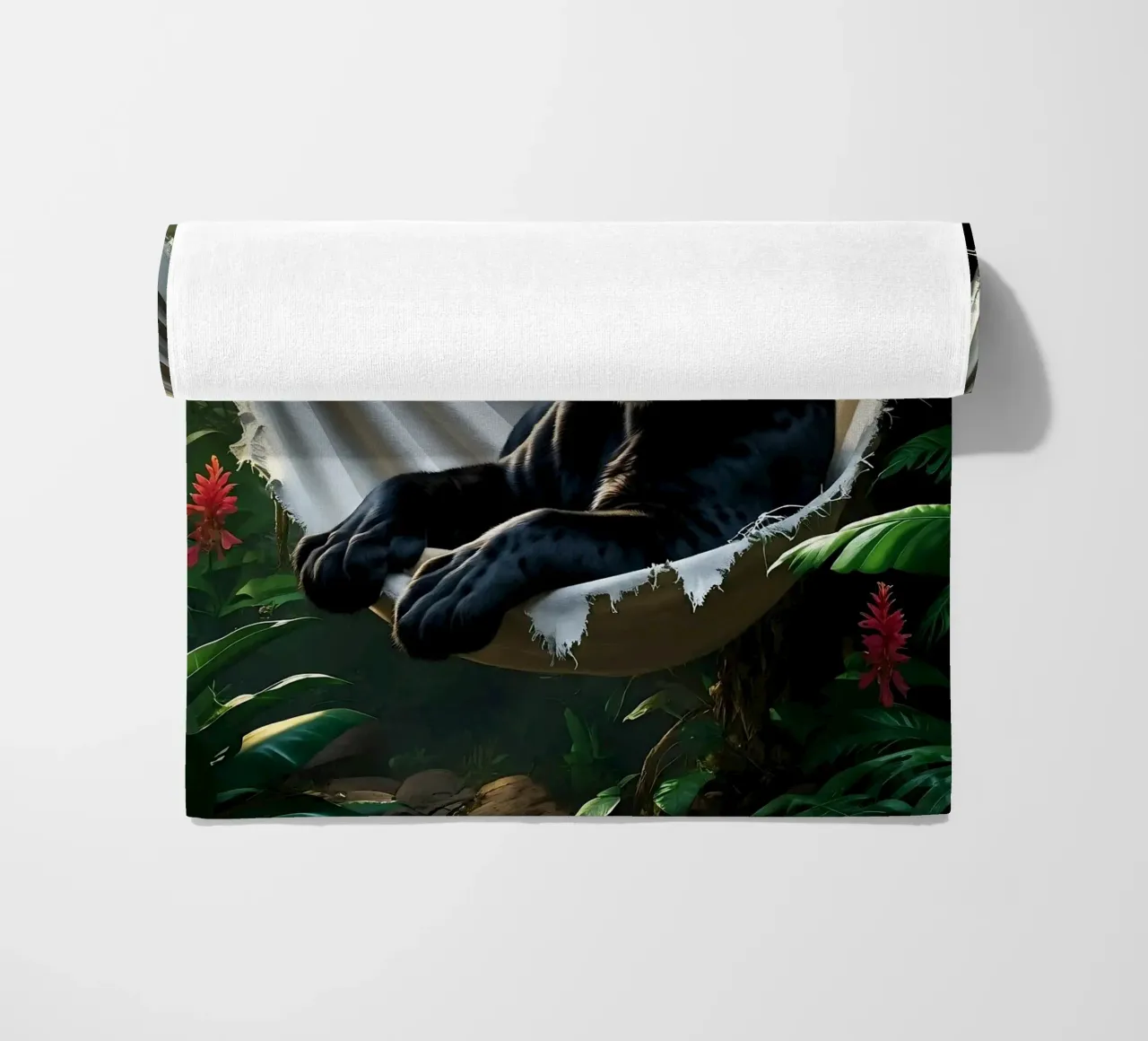 🌿😎 Panter | Chillin' in Style telo mare da Trinkets NL Design Studio