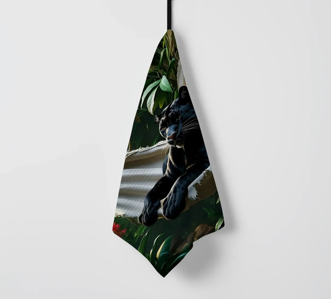 🌿😎 Panter | Chillin' in Style canovaccio da cucina da Trinkets NL Design Studio