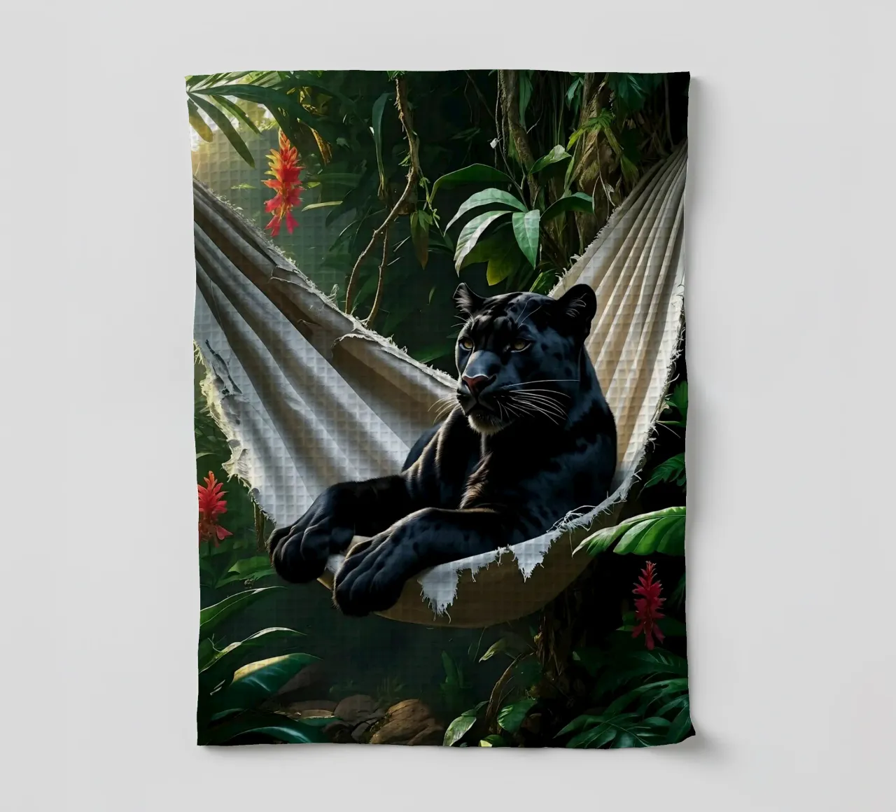 🌿😎 Panter | Chillin' in Style canovaccio da cucina da Trinkets NL Design Studio