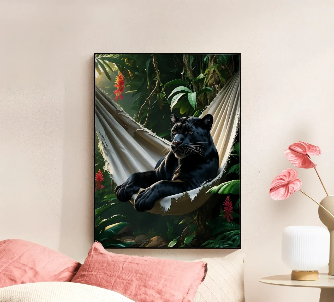 🌿😎 Panter | Chillin' in Style plexiglass da Trinkets NL Design Studio
